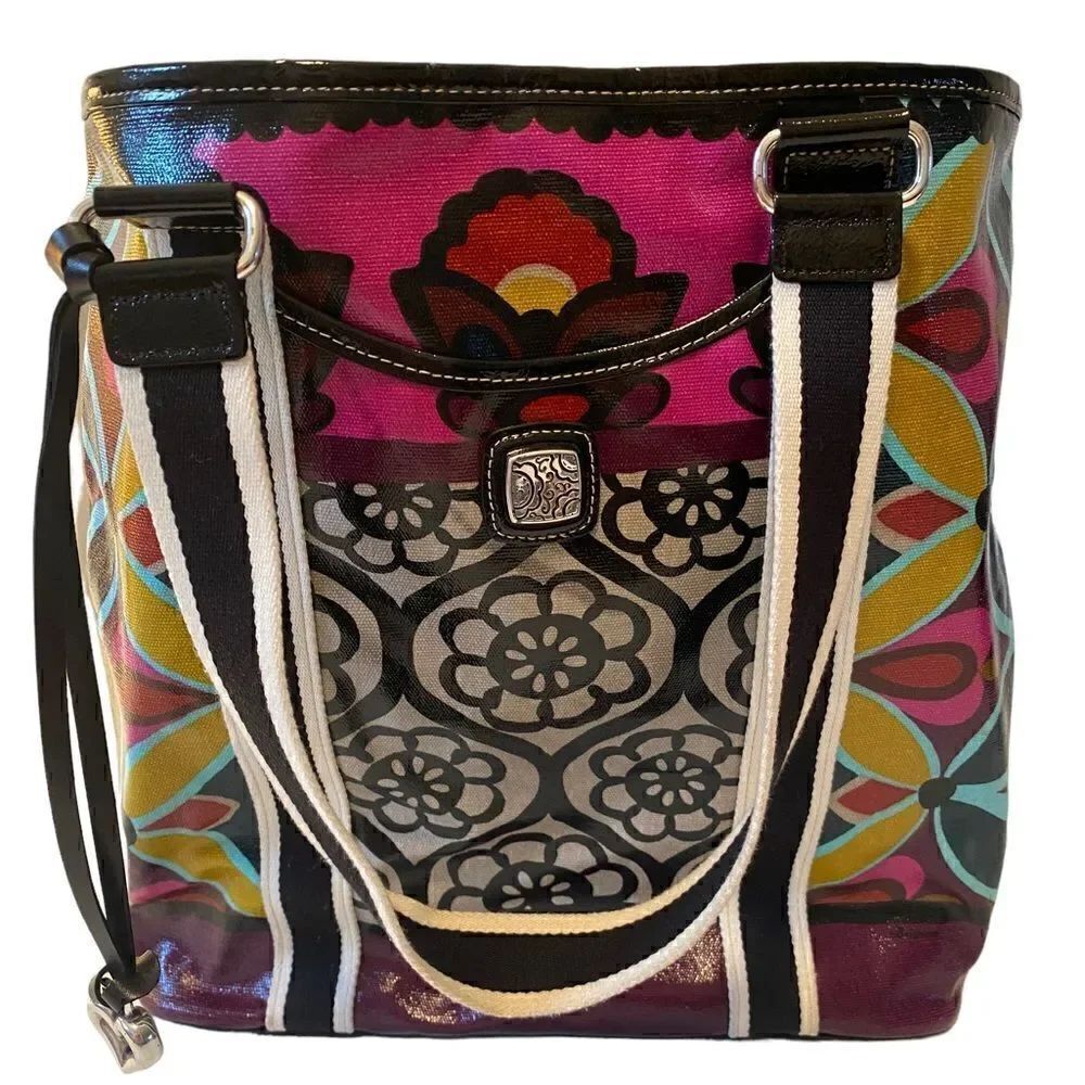 Brighton Colorful Flower Patterned Large Tote.